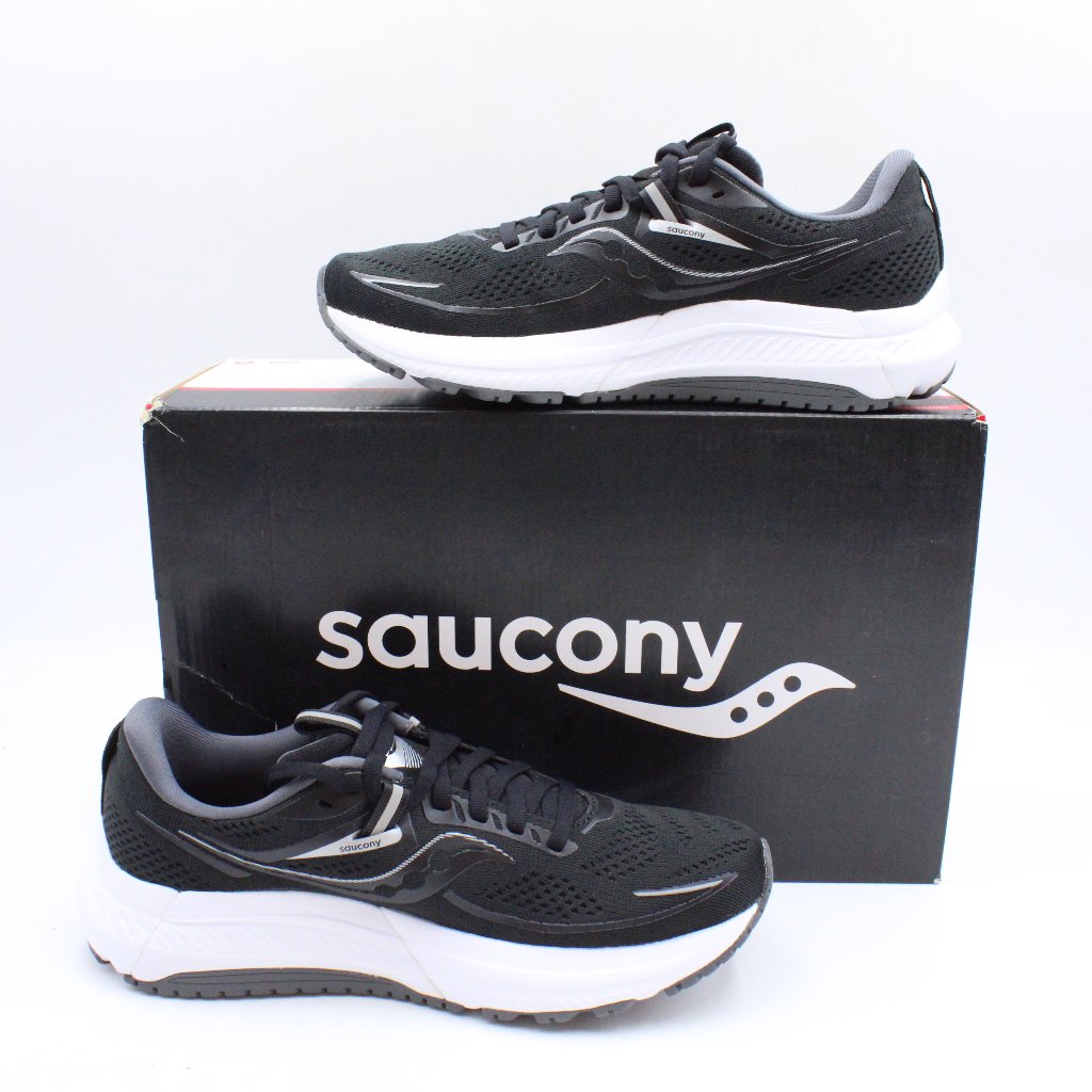 Nwb Saucony Women's Omni 21 Sneakers In Black/White Us Size 7 - S10762-10